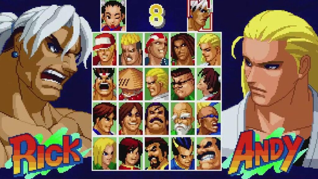 Real Bout Fatal Fury 2 menu