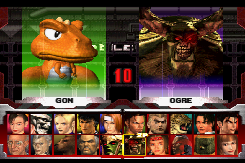 tekken 3 menu perso