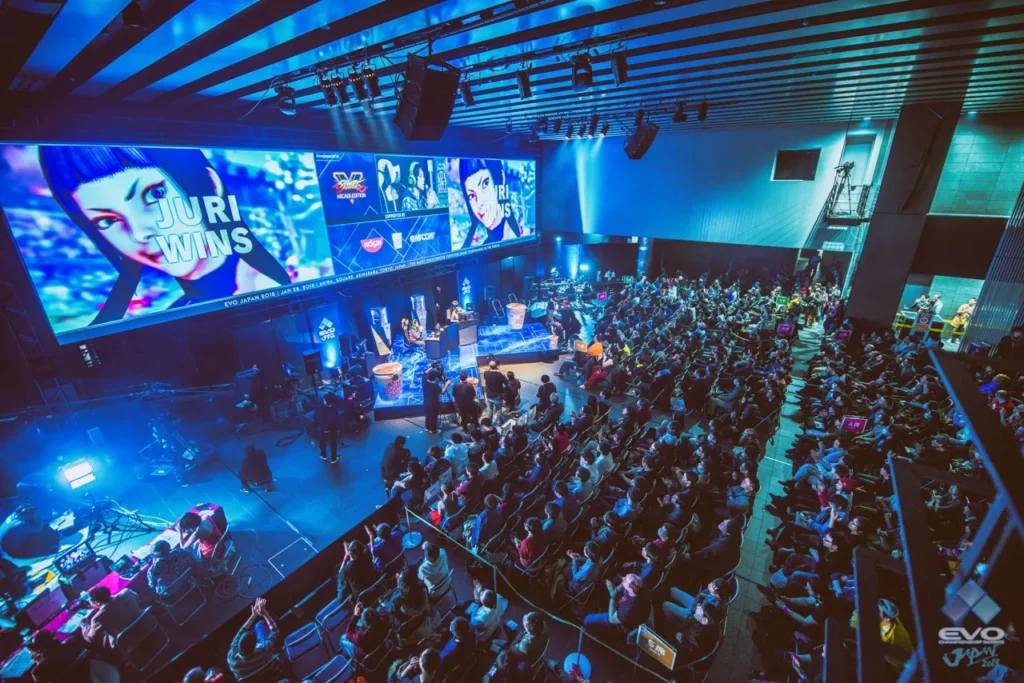 scène de l'EVO japan