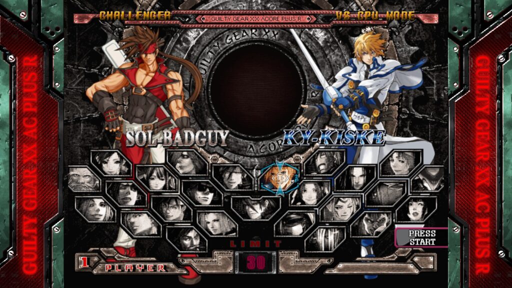 Guilty Gear XX roster
