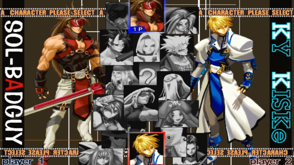 guilty gear X roster