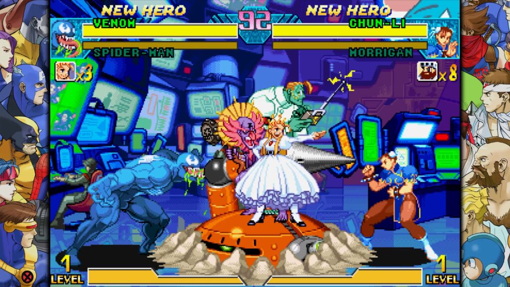Marvel vs. Capcom : Clash of Super Heroes gameplay