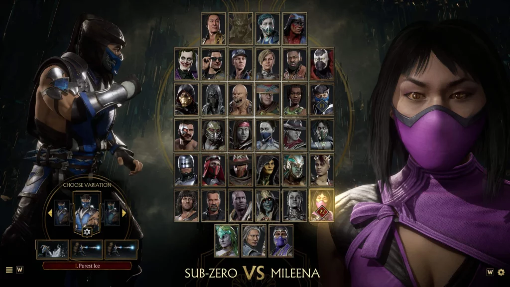mortal kombat 11 roster
