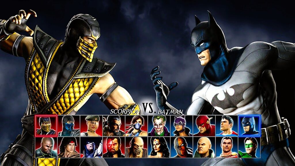 mortal kombat vs dc universe roster