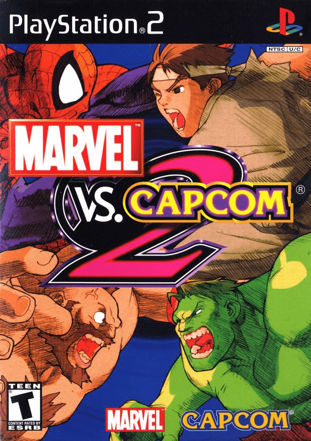 Jaquette de Marvel vs. Capcom 2